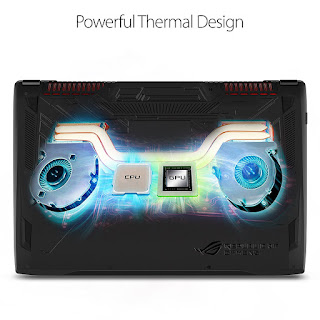 Strix GL72VI Powerful thermal design