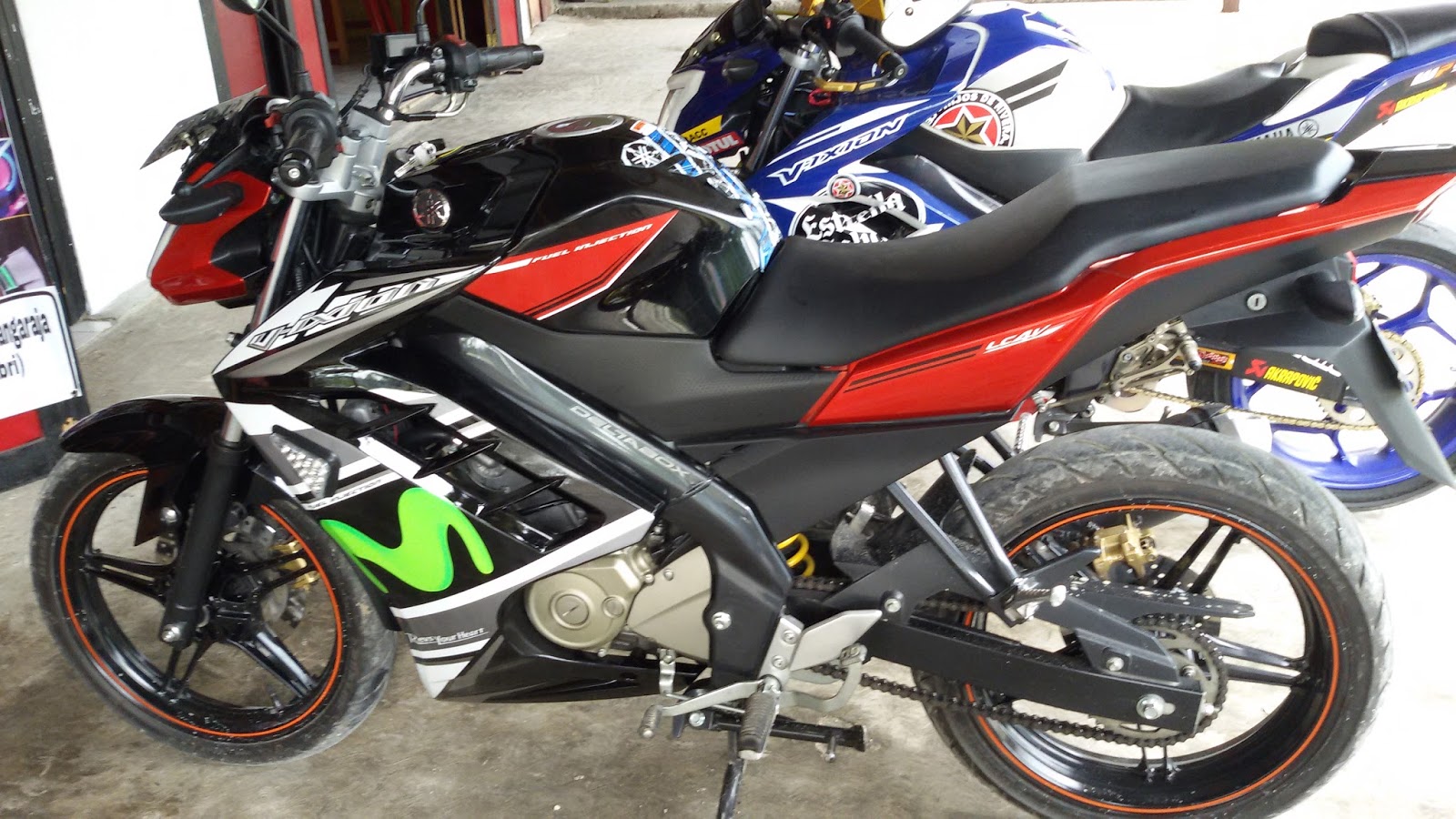 Trend Modifikasi Motor Vixion Half Fairing Gambar Mobil Dan Motor