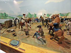 Maqueta de la Batalla de Fort Carillon en el Museo de la Ciudadela