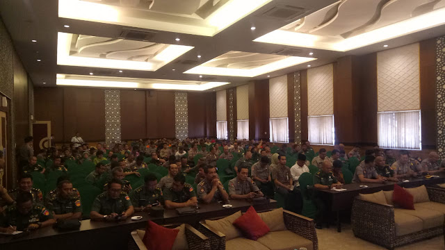 Kodim Karanganyar - Rapat Koordinasi Kesiapsiagaan Penanggulangan Bencana di Jawa Tengah Tahun 2019