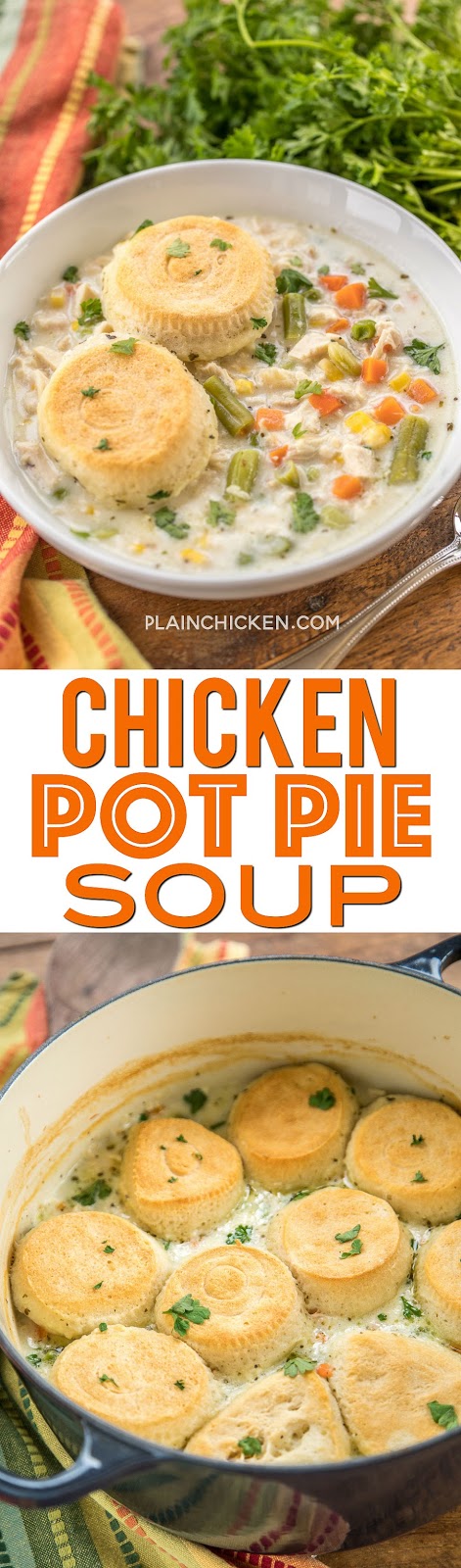 Chicken Pot Pie Soup | Plain Chicken®