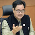 Kiren Rijiju requests smoking room, receives surprise