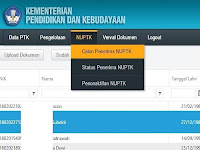 Cara Pengajuan NUPTK Baru melalui Verval PTK 2016