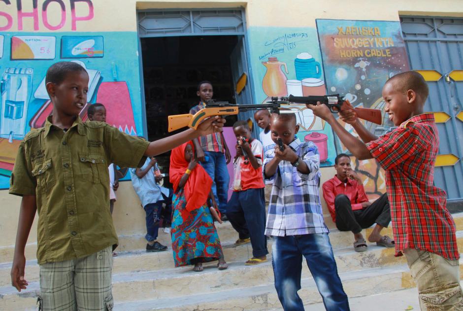 Somali children take advantage of Eid to prepare for war with Al-Shabaab