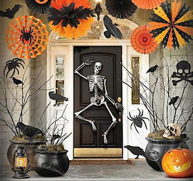 Ideas para decorar la puerta de entrada en Halloween