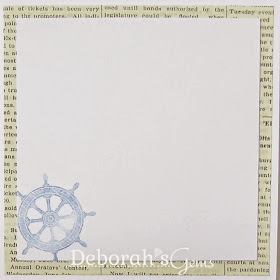 Nautical thanks inside - photo by Deborah Frings - Deborah's Gems