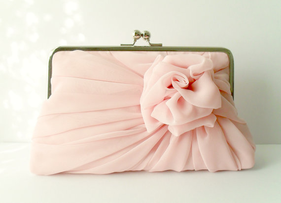 I adore this dusty pink clutch The color is so perfect and will add just a 