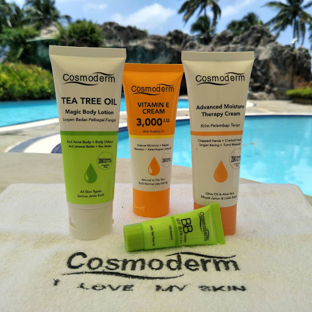 Set Travel Cosmoderm Penyelamat Untuk Aktiviti Luar