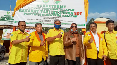 Ketum Sahabat Tani Indonesia, Resmi dilanti Kepengurusan DPW Sumatera Selatan