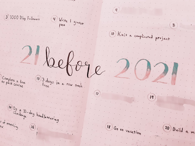 How I am Goal Setting for 2020 in my Bullet Journal