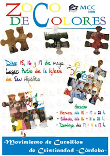 Cartel anunciador del 'Zoco de Colores'