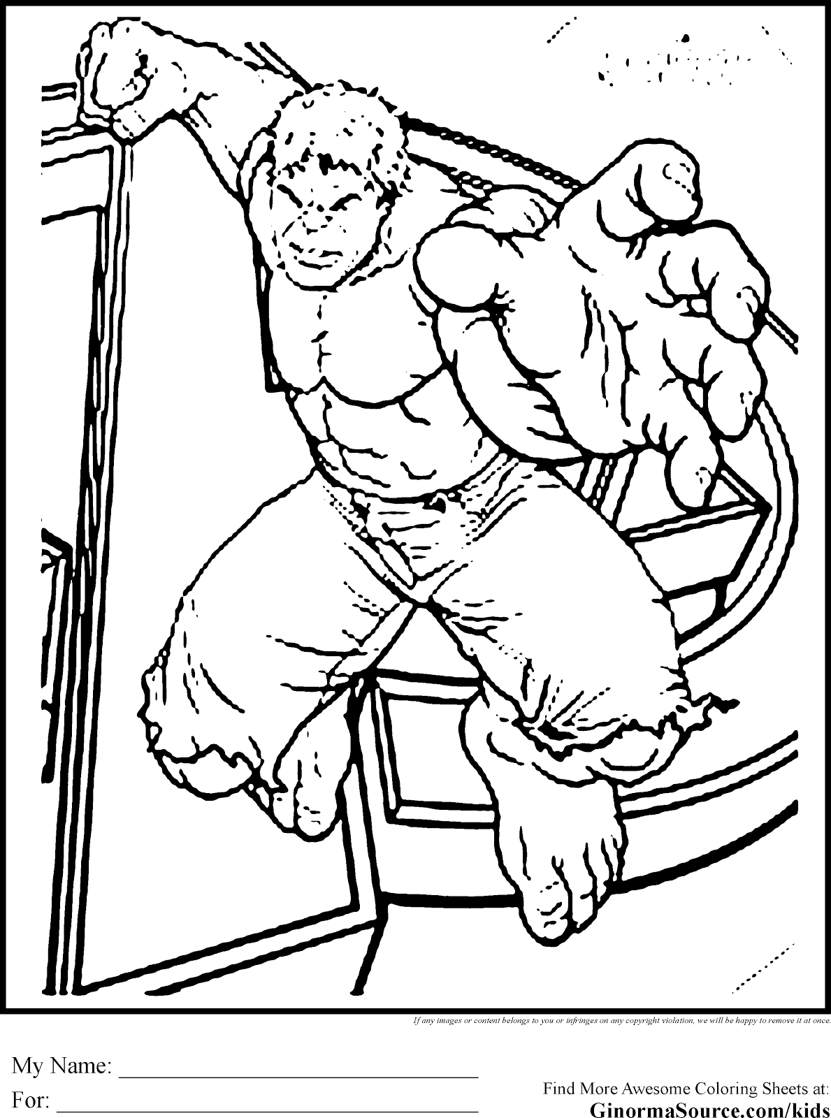 Avengers Coloring Pages For Kids 10