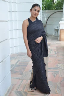 Nazriya Nazim Saree Stills at Ante Sundaraniki Movie Interview