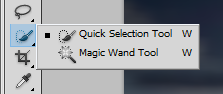 The Magic Wand tool 