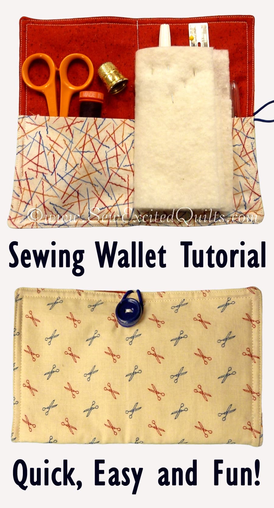 Sewing Wallet Tutorial