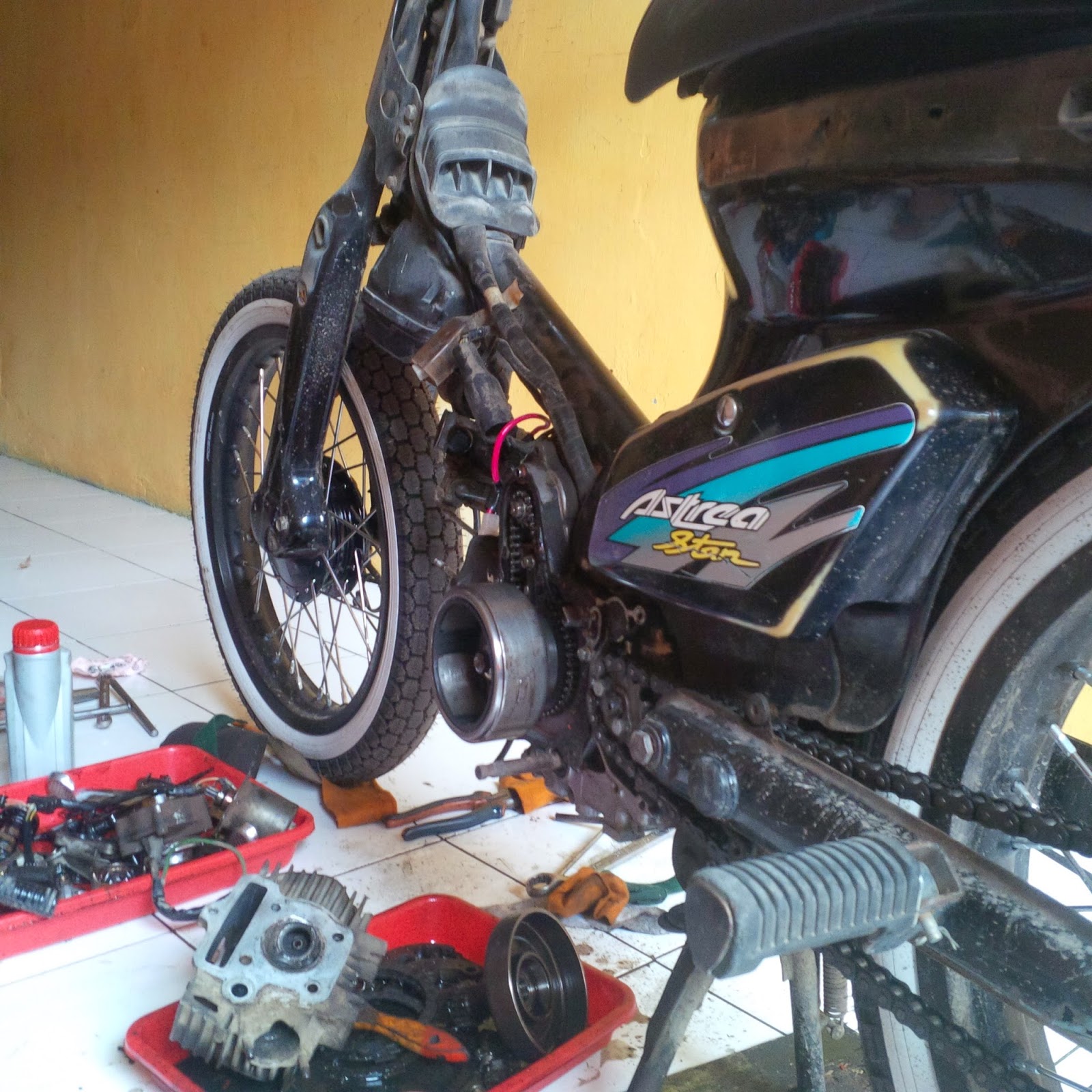 Bengkel Modifikasi Motor Choppy Street Cub Murah Bandung Bengkel
