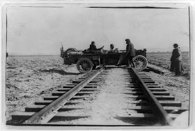 Fotografías de las primeras carreras de automóviles