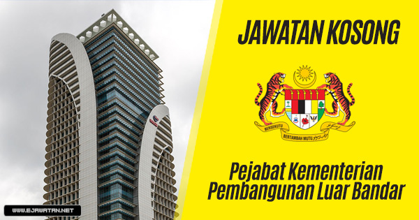 jawatan kosong Pejabat Kementerian Pembangunan Luar Bandar 2019