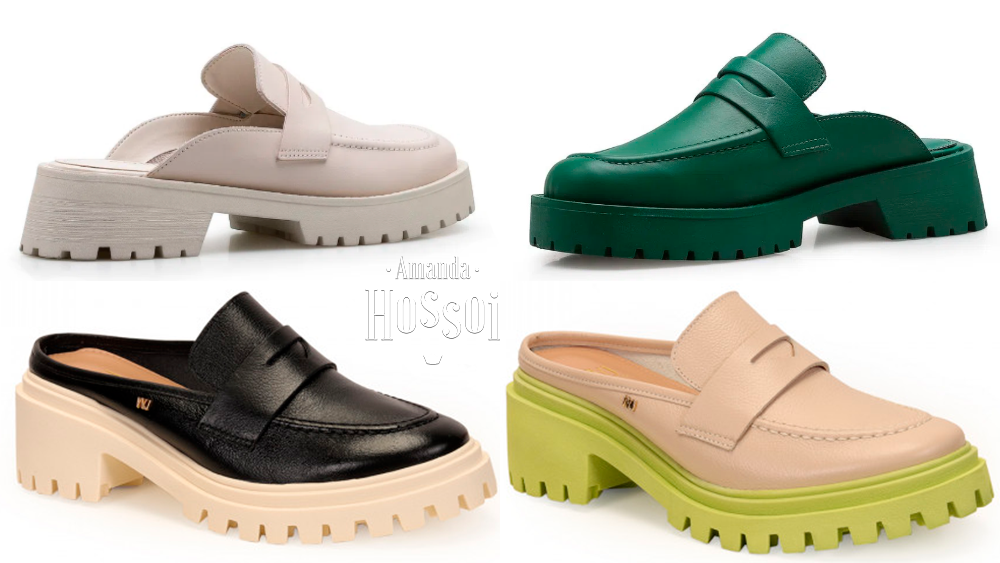 Inspiração botas, coturnos, loafers, mocassim, mules para o Inverno 2022 por Amanda Hossoi