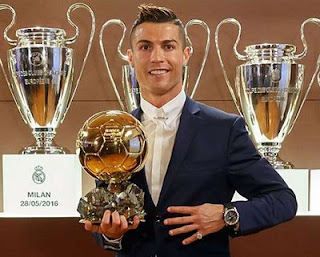 Again, Ronaldo Defeats Messi, Wins FIFA Ballon d’Or 2016