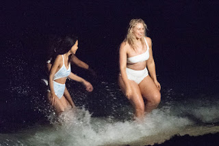 Iskra Lawrence White Bikini Photoshoot at Miami Beach