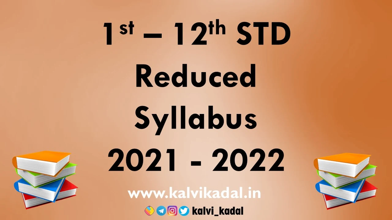 6th - 12th Reduced Syllabus