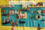 Pegboard For Craft Room / Craft Room Pegboard Organization - If you're interested in learning how to hang pegboard on your shop or craft room wall, you've come to the right place!