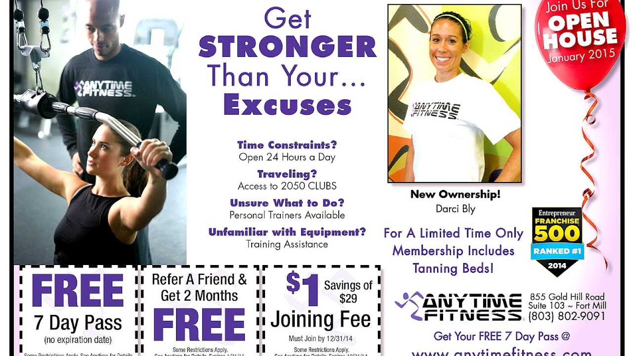 Anytime Fitness Day Pass