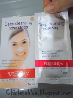 Máscara anti-cravos Purederm deep cleansing nose strips!