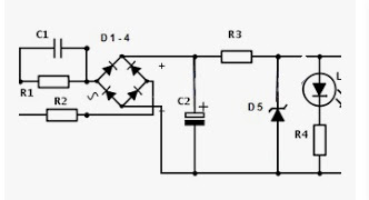 skema rangkaian power suply tanpa travo