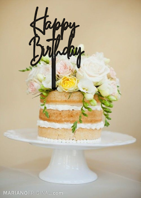Happy Birthday cake topper