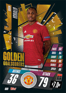 Topps Match Attax 2020-2021 Manchester United FC Set