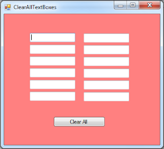 set all textboxes text to empty using vbnet