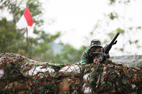 Personel Raider-100 siaga di perbatasan Indonesia-Malaysia