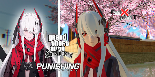 GTA SA Lucia - Crimson Abyss from Punishing: Gray Raven