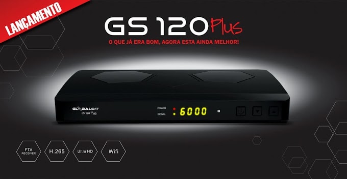 GLOBALSAT GS 120 PLUS NOVA ATUALIZAÇÃO V 180