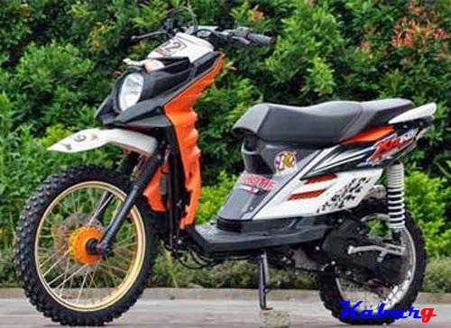 Yamaha X  Ride  Modif Cross  Foto Modifikasi  Motor Terbaru