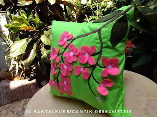 bantal kursi anggrek cantik