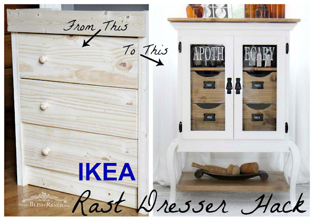 IKEA Rast Hack to Apothecary Cabinet, Bliss-Ranch.com