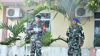 Upacara Bendera 17-an Prajurit Lanal Tarempa