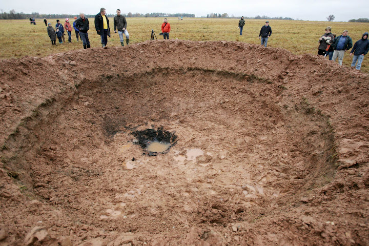 Meteorite in Latvia