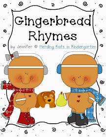 Next, a flash freebie for the next 2 hours! My new Gingerbread Rhymes pack! I had to use these adorable little gingies and what better way than with some rhyming practice! Go grab it now and remember to leave some feedback love!