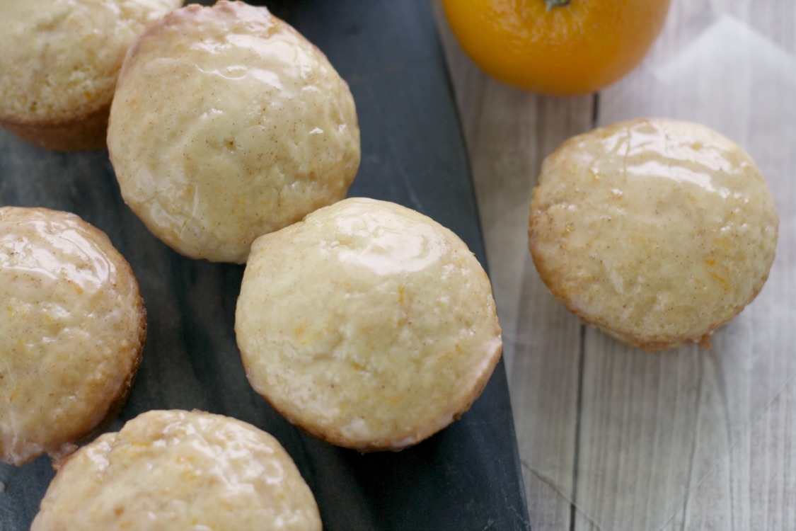 Orange Muffins w/ Cinnamon Glaze recipe