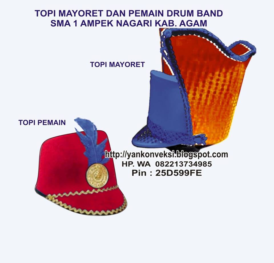 TOPI MAYORET DRUMBAND SD