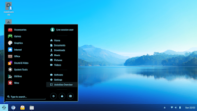 Screenshot of Zorin OS 12 Core