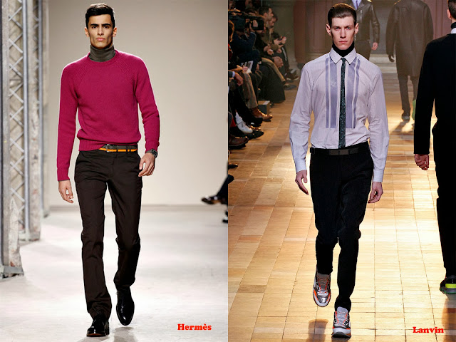 Tendencia otoño_invierno 2013-14 jersey cuello vuelto: Hermès y Lanvin