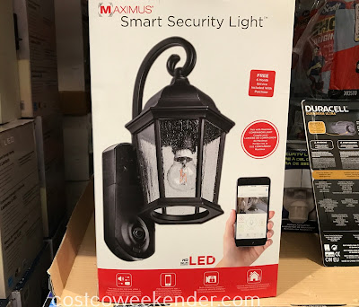 Light up your entryway and improve your security with the Maximus Smart Security Coach Light