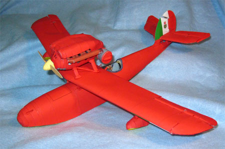 Porco Rosso Papercraft Savoia S21 Seaplane