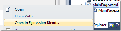 Open in Expression Blend