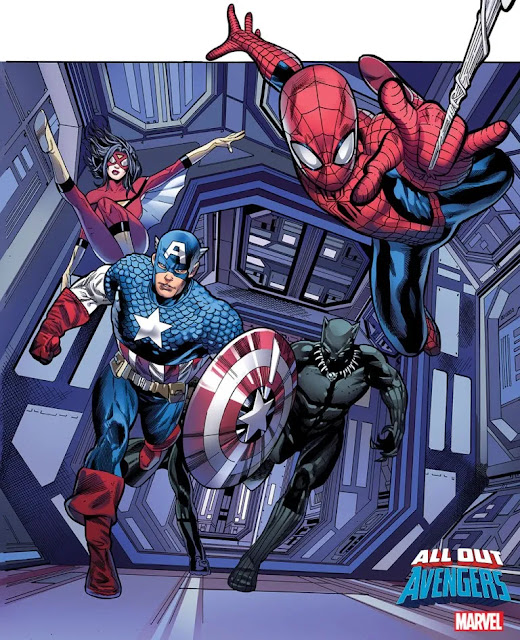 Marvel lanza el anuncio oficial de la serie 'All-Out Avengers'.